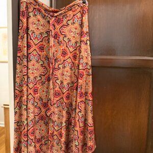 Nieves Lavi Multi-color wrap skirt